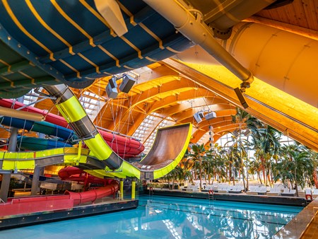 Slides at Therme Manchester