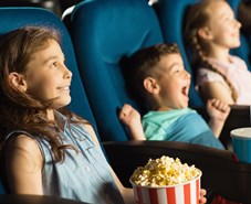 Children at the cinema
