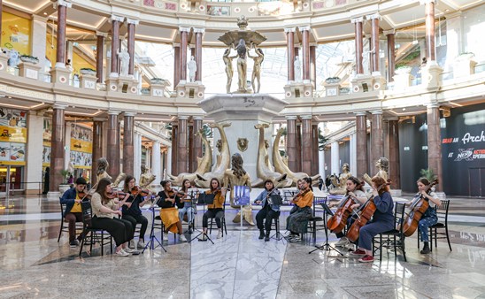 Untold Orchestra for Ukraine in Trafford Palazzo